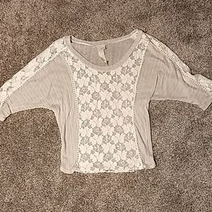 Daytrip lace 3/4 top